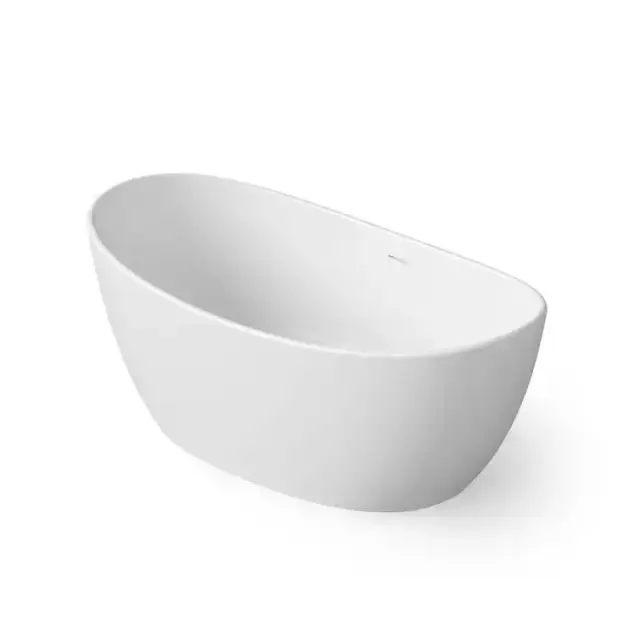 Dea Design Elegant Ванна 163x85x64см., отдельностоящая, Solid Surface, цвет: White №18