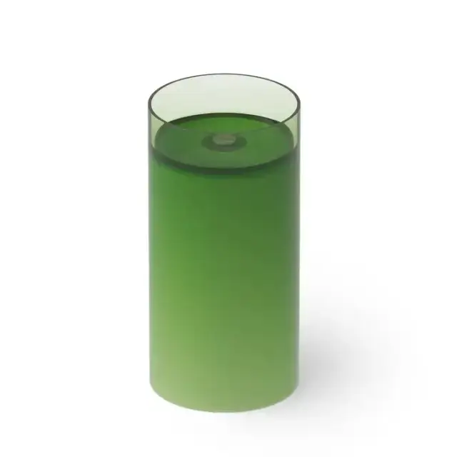 Dea Design Pedestal Basin Раковина 40х40х82см., напольная, без отв., Glasstech, прозрачная смола, цвет: Emerald R3