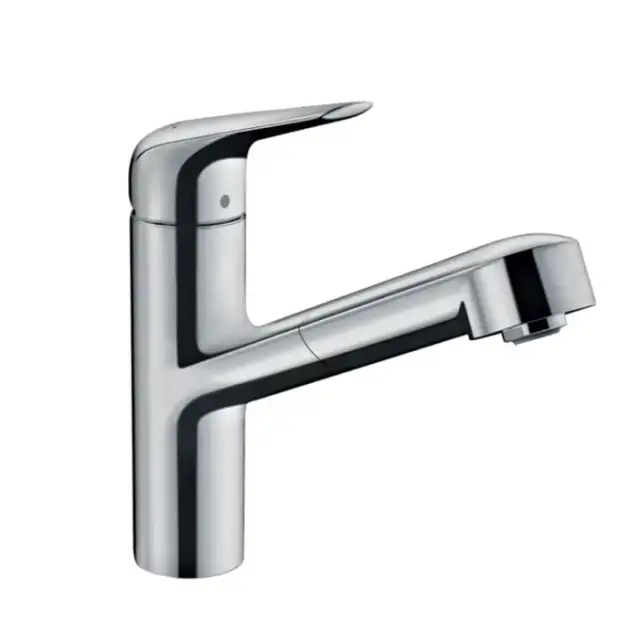 Hansgrohe Focus Смеситель для кухни, однорычажный, , на 1 отв., с выдвижной лейкой, 76см. мax., цвет: хром