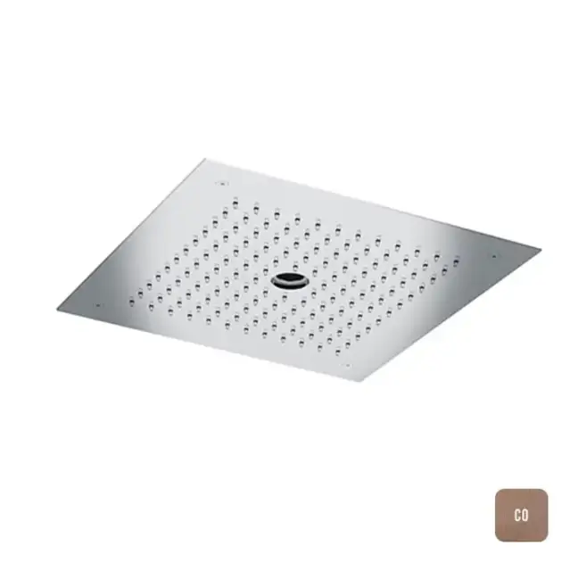 Almar Built-in Встраиваемый верхний душ 38х38 см, 2 типа струи, цвет: медь брашированная PVD