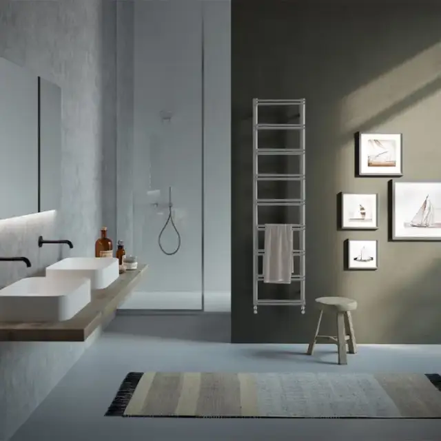 Antrax V8 Полотенцедержатель электрический 50x101,6H см, цвет: белый матовый