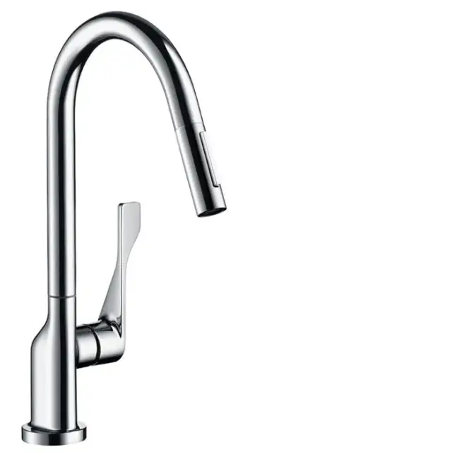 Axor Citterio Выдвижной, однорычажный кухонный смеситель, цвет: хром