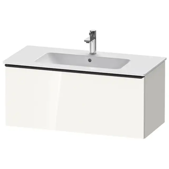 Duravit D-Neo Тумбочка подвесная 101х44x46.2см., раковина, 1 ящик, цвет: белый высокоглянцевый