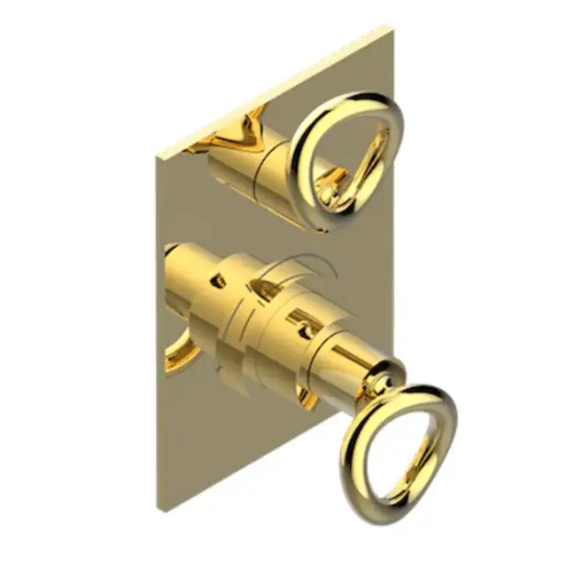 THG Collection O Смеситель для душа, встраиваемый, термостатический, цвет: Soft matt gold