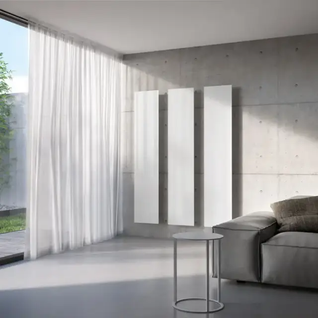 Antrax TAVOLA Liscia Полотенцесушитель электрический 35x121H см, цвет: белый матовый