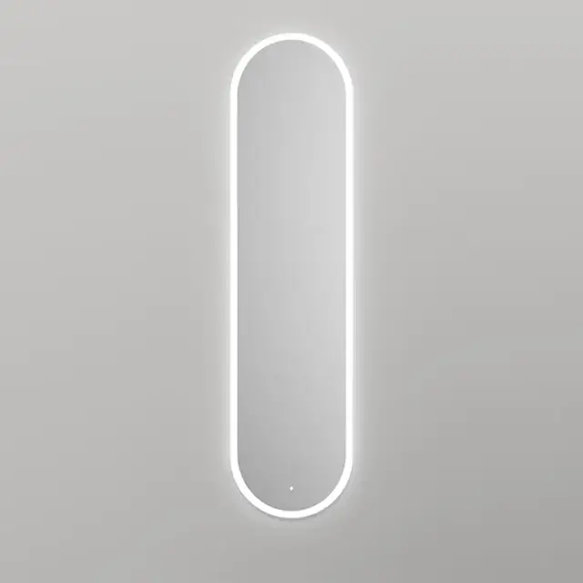 Salini Armonia Зеркало для ванны 45х178.5х2.5см., фоновая и фронтальная подсветка 3в1, сенсорный выключатель, крепления, без подогрева