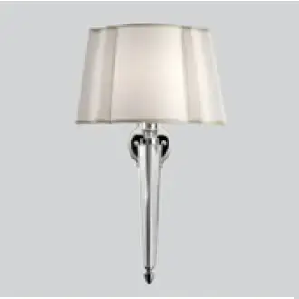 Devon&Devon Crystal Светильник настенный с абажуром 31x23xh51,5cм, IP20, фурнитура: хром