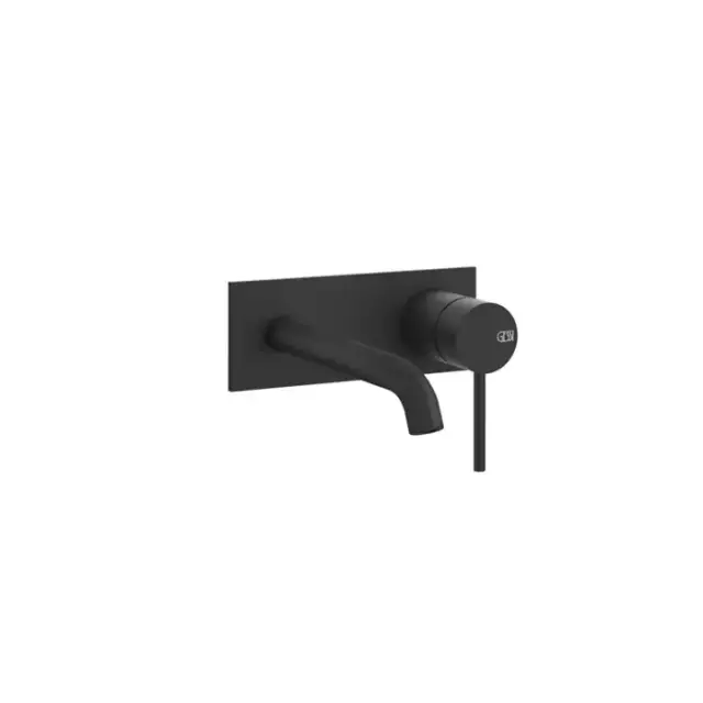 Gessi 316 Смеситель для раковины, встраиваемый, с изливом 14.7см., (внешние части), цвет: Black XL