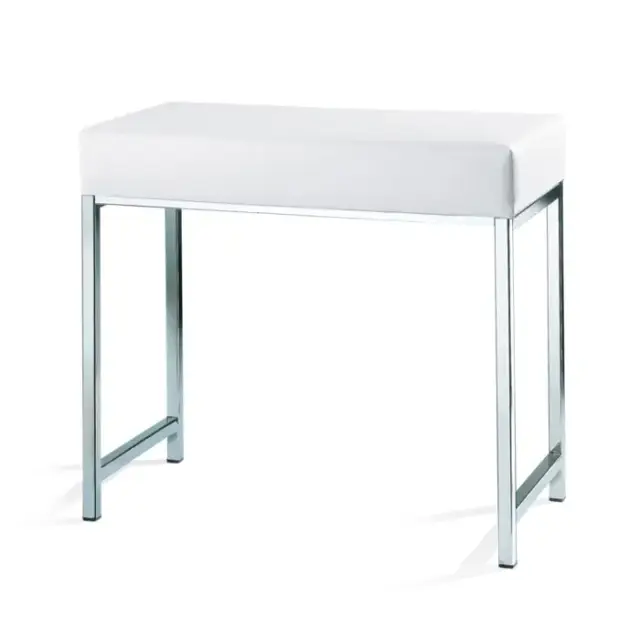 Decor Walther DW 66 Скамья 60x30x52см, напольная, цвет: хром / белый