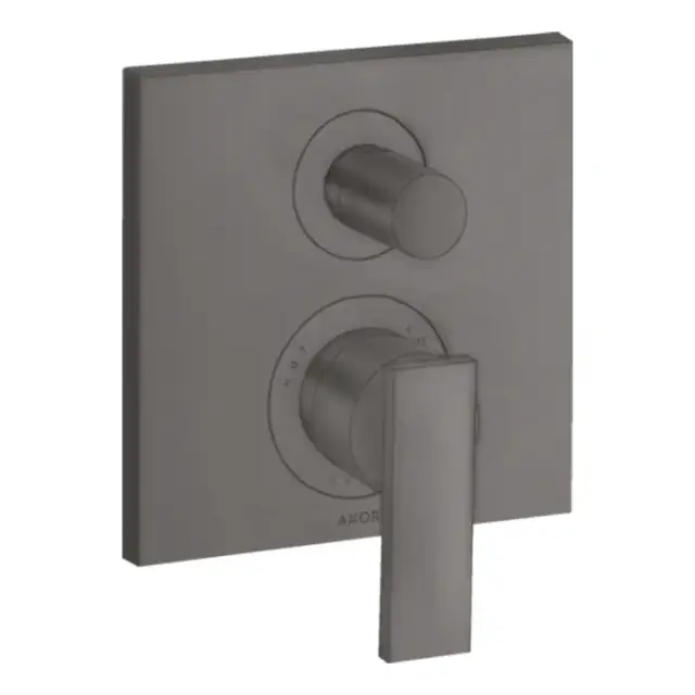 Axor Citterio Смеситель для ванны, встраиваемый, с переключателем потоков, цвет: шлифованный черный хром