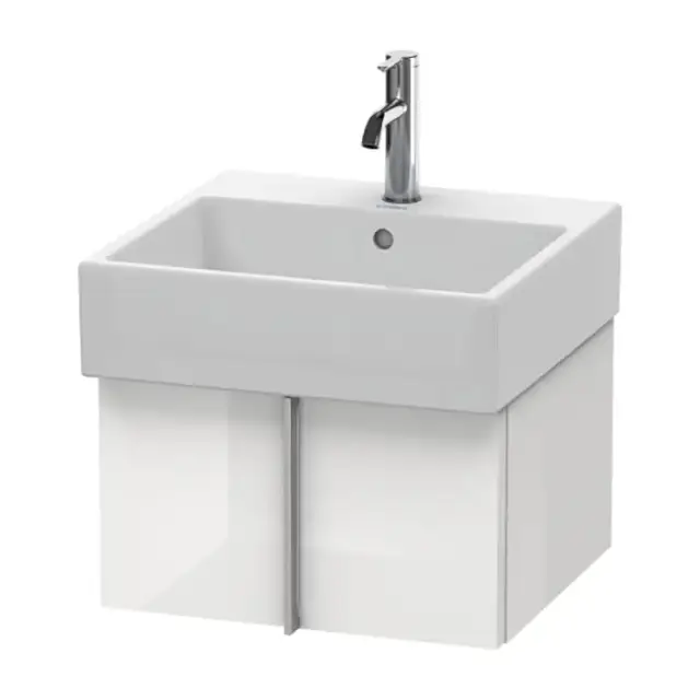 Duravit Vero Air Тумба подвесная, 48.4x43.1х29.8см., с раковиной, с 1 выдв. ящиком, цвет: белый глянцевый