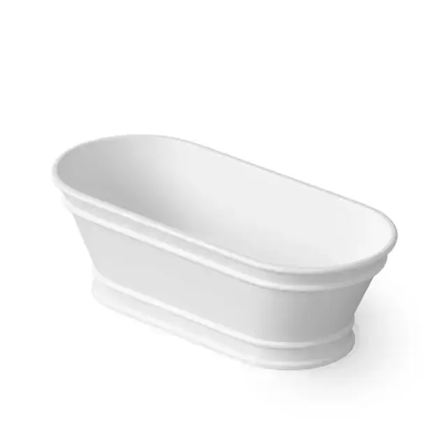 Dea Design Shadow Ванна 175х75х55см., отдельностоящая, Solid Surface, цвет: White №18