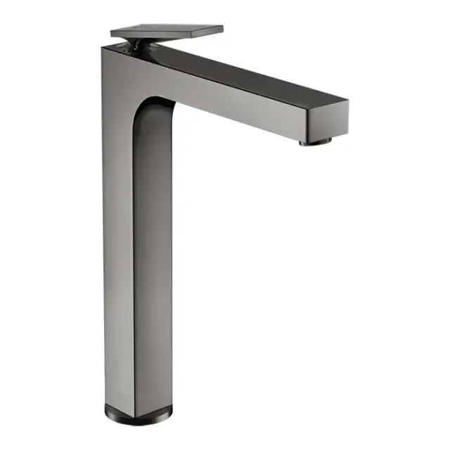 Axor Citterio Смеситель для раковины 280, хр, на 1 отв., с донным клапаном, высокий, цвет: полированный черный хром