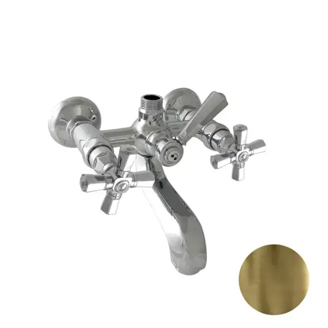 Nicolazzi Teide Four Смеситель для ванны на 2 отверстия, с переключателем ванна/душ, вывод сверху 3/4