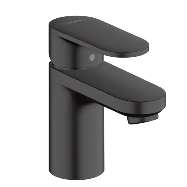 Hansgrohe Vernis Blend Смеситель для раковины, излив 70 мм, цвет: матовый черный
