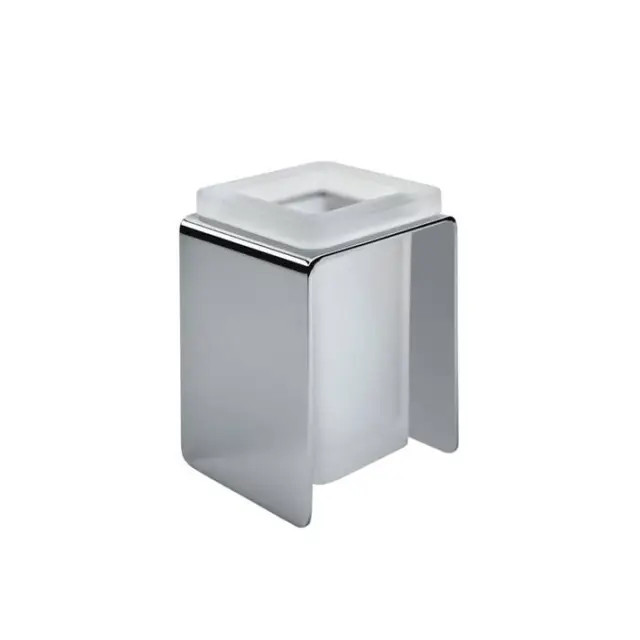 Colombo Forever Стакан настольный, цвет: хром/матовое стекло