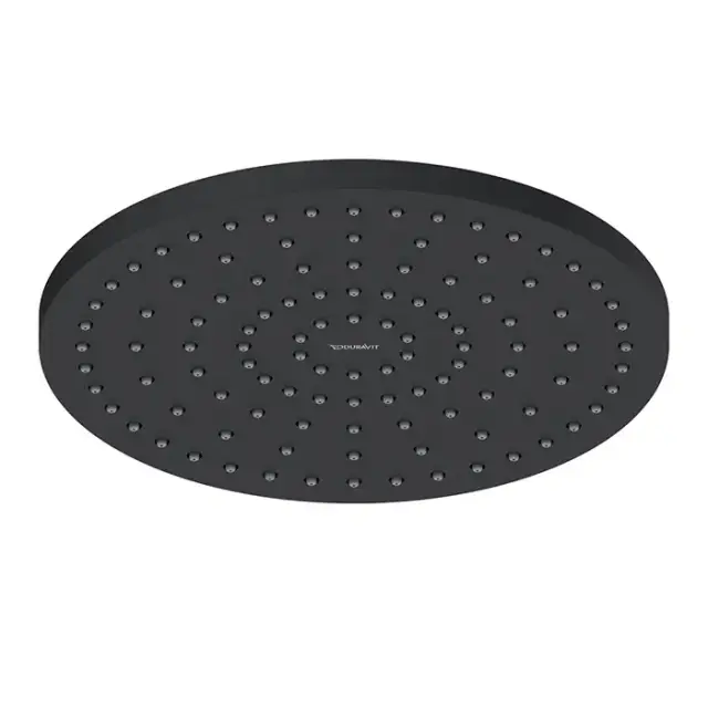 Duravit Shower Верхний душ Ø25см., 1 режим, настенный/потолочный, цвет: черный матовый