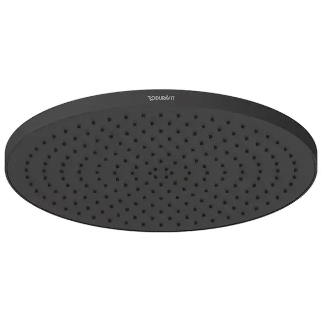 Duravit Shower Верхний душ Ø23см., 1 режим, настенный/потолочный, цвет: черный матовый