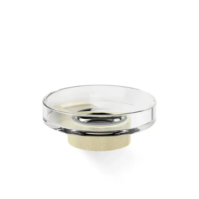 Decor Walther Club WSS Мыльница подвесная, прозрачное стекло, цвет: золото матовое