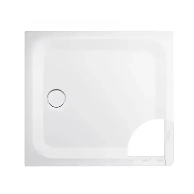 Bette Ultra Душевой поддон квадратный 100х100см, с полистироловой опорой EPS, с отв-м слива d=9см, с шумоизоляцией, цвет: белый