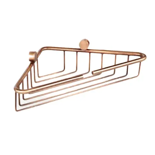 TW Bristol 534, подвесная полочка-решетка угловая 21x21xh5, цвет: золото