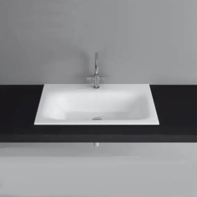 Bette Lux Раковина 80х49.5х12 см, 1 отв., сталь, цвет: белый