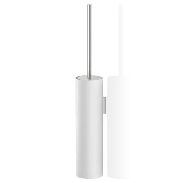Decor Walther Stone WBG Туалетный ершик, подвесной, цвет: белый / сталь матовая
