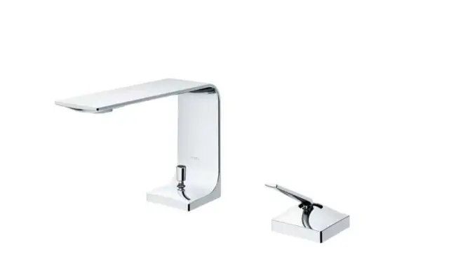 TOTO NEOREST Смеситель для  раковины со сливным клапаном,H 114 мм, латунь, цвет: хром, Comfort Glide