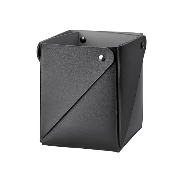 Colombo Adj Коробочка MIU, 7x7xH8 см , цвет: черный/серый