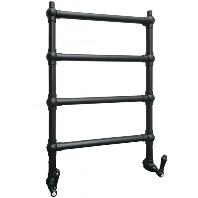 Nicolazzi El Capitan Полотенцесушитель 55(70)х80.3см., водяной, цвет: черный матовый