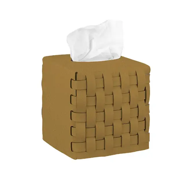 ADJ Салфетница Bottega, 12х12хH12 см., цвет: горчичный/оливковый