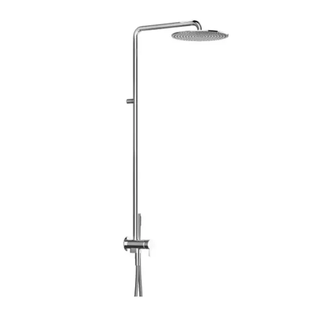 Fantini Nostromo Душевая стойка, со смеситель для душа, встраиваемый, на 2 выхода, с верхним душем 30см., цвет: хром