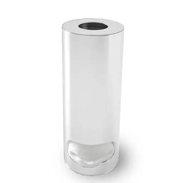 3SC Metal Tonda Контейнер для ватных дисков, настольный, цвет: белый матовый