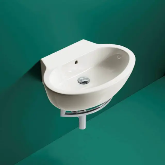 Simas Lft Spazio Раковина 60 см, без отв., цвет: белый