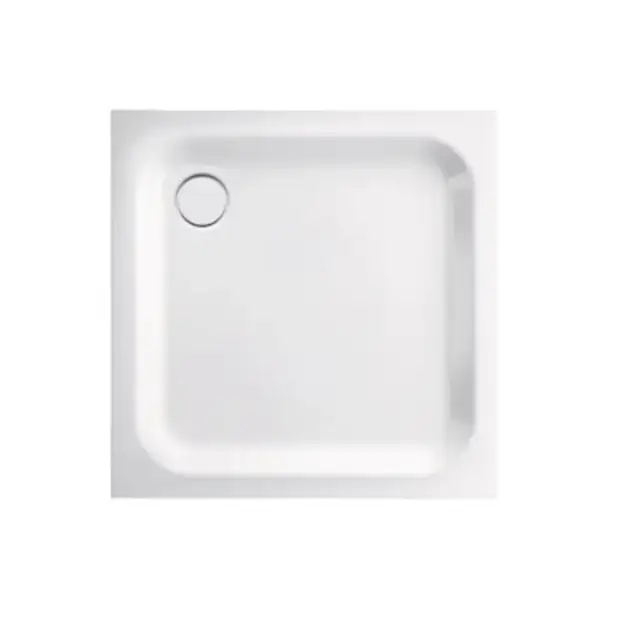 Bette  Душевой поддон квадратный 80х80хh65см с отв-м слива d9см, с шумоизоляцией и покрытием анти-слип, цвет: белый