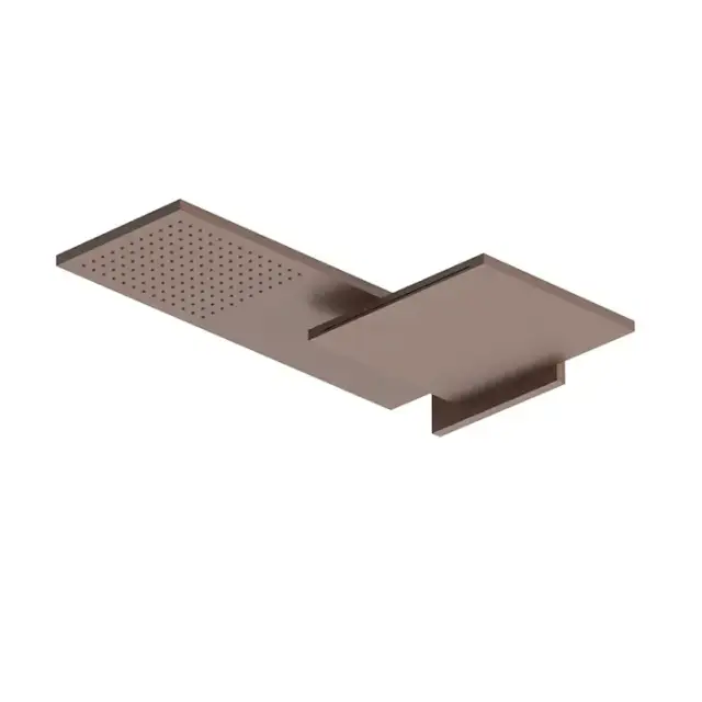 Fantini Venezia Двойной верхний душ, латунь, настенный, цвет: Matt Copper PVD