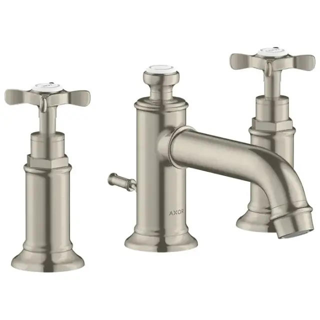 Axor Montreux смеситель для раковины, на 3 отв., цвет: никель шлифованный