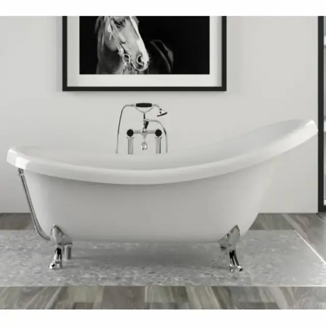 Knief Victorian Ванна отдельн/ 174.5х83хh81/65см, цвет: белый/золото (продается со сливом 0100-091-01)