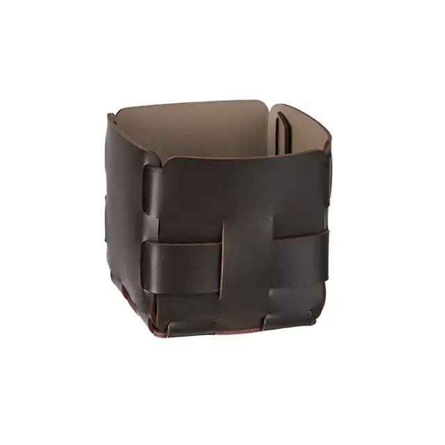 Colombo Adj Корзинка Mini Bottega, 12x12H13 см, цвет: шоколад/капучино