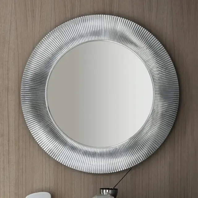 Laufen Kartell Зеркало круглое d=78см, настенное, без подсветки, цвет: серебряный