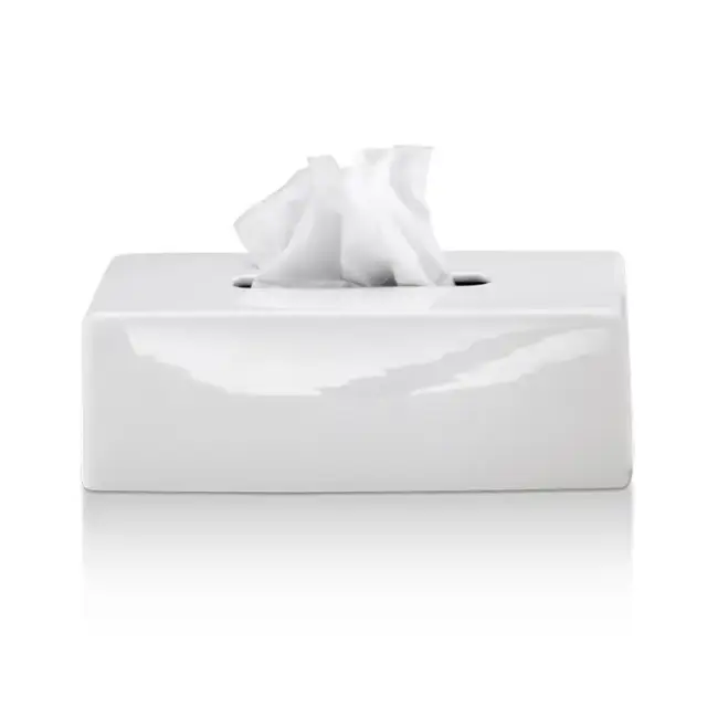 Decor Walther KB 88 Диспенсер для салфеток 26x14x8.5см, керамика, настольный, цвет: белый