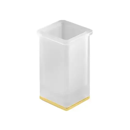 Colombo Lulu Стакан настольный, цвет: PVD золото/матовое стекло