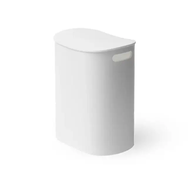 Decor Walther All in  Корзина для белья, напольная, цвет: белый матовый