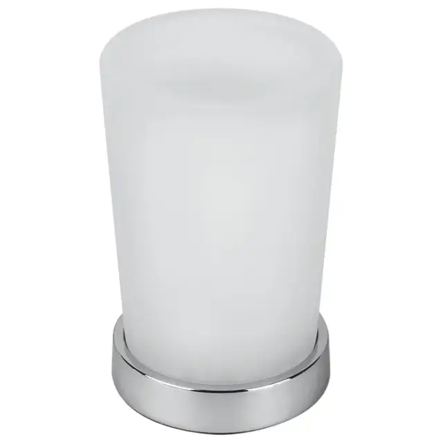 Colombo Road Стакан настольный, цвет: хром/матовое стекло