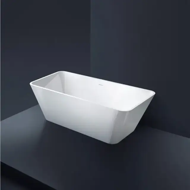 Gruppo Treesse Viva Ванна отдельностоящая 165х70см, из искусственного камня, цвет: белый матовый