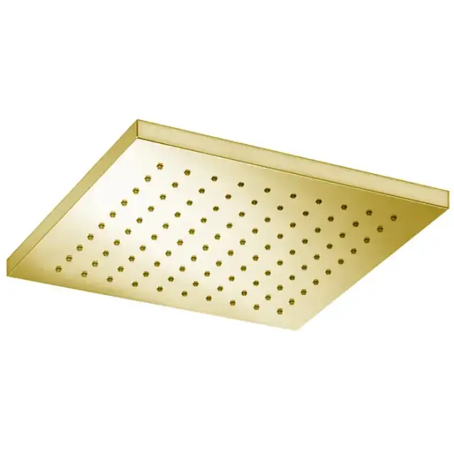 Almar Верхний душ 25х25см, 1 режим цвет: золото PVD