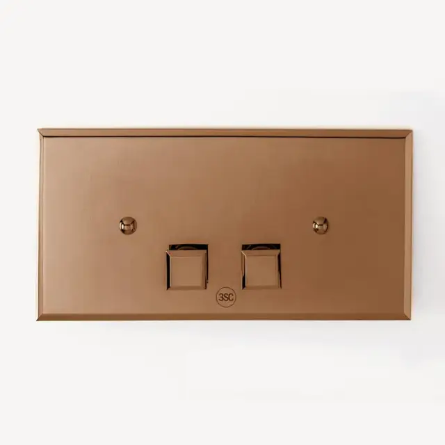 3SC SQUARE pLAQUE Клавиша смыва для бачков Geberit UP320/720, 33x2,5xh17, материал: латунь, цвет: бронза