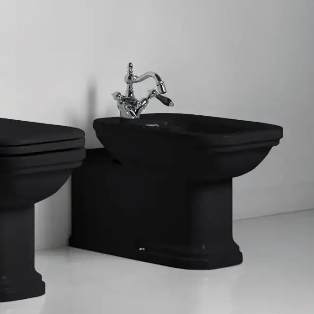 Kerasan Waldorf Биде напольное пристенное удлиненное 