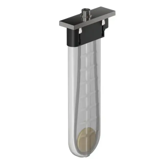 Hansgrohe sBox Душевой шланг с коробом скрытого монтажа, с прямоуг. розеткой (на борт ванны), цвет: шлифованный черный хром