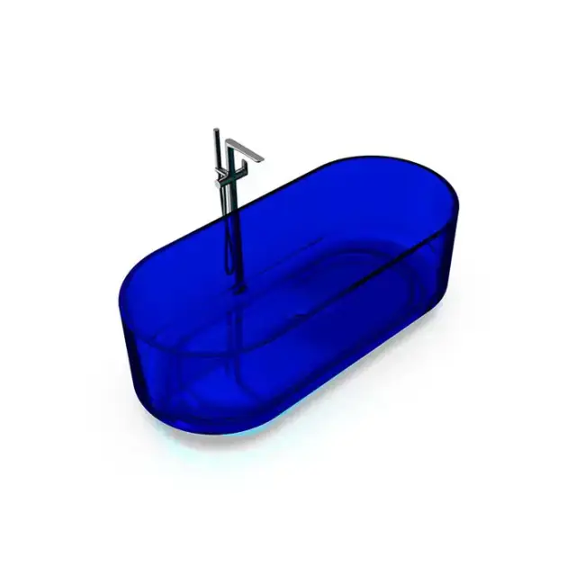 Knief Ellipse shape Ванна отдельностоящая 170x75x56см., из полимерного материала, цвет: Marine blue # XXX